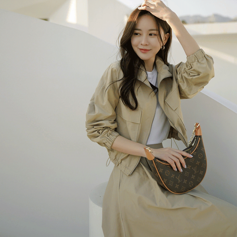 clicknfunny - [데이즈 스트링숏집업자켓]♡韓國女裝外套