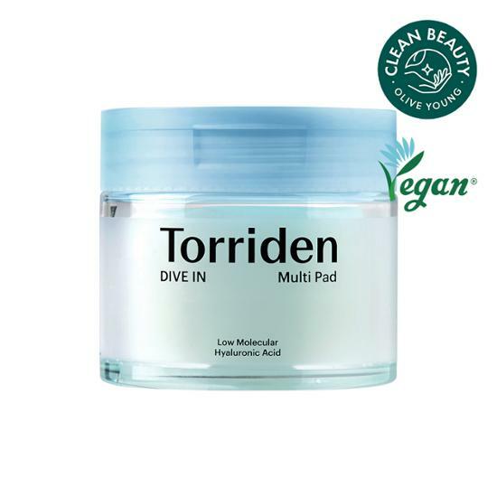 【限定優惠】Torriden Dive-In Low Molecule Hyaluronic Acid Multi Pad 低分子透明質酸爽膚棉/清潔棉 一盒80片 (預計5月尾至6月初到貨)