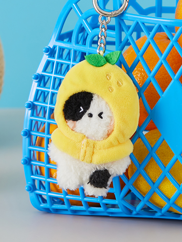韓國Line Friends Mini Minini Jennie Lemon Fruit Doll Key Ring