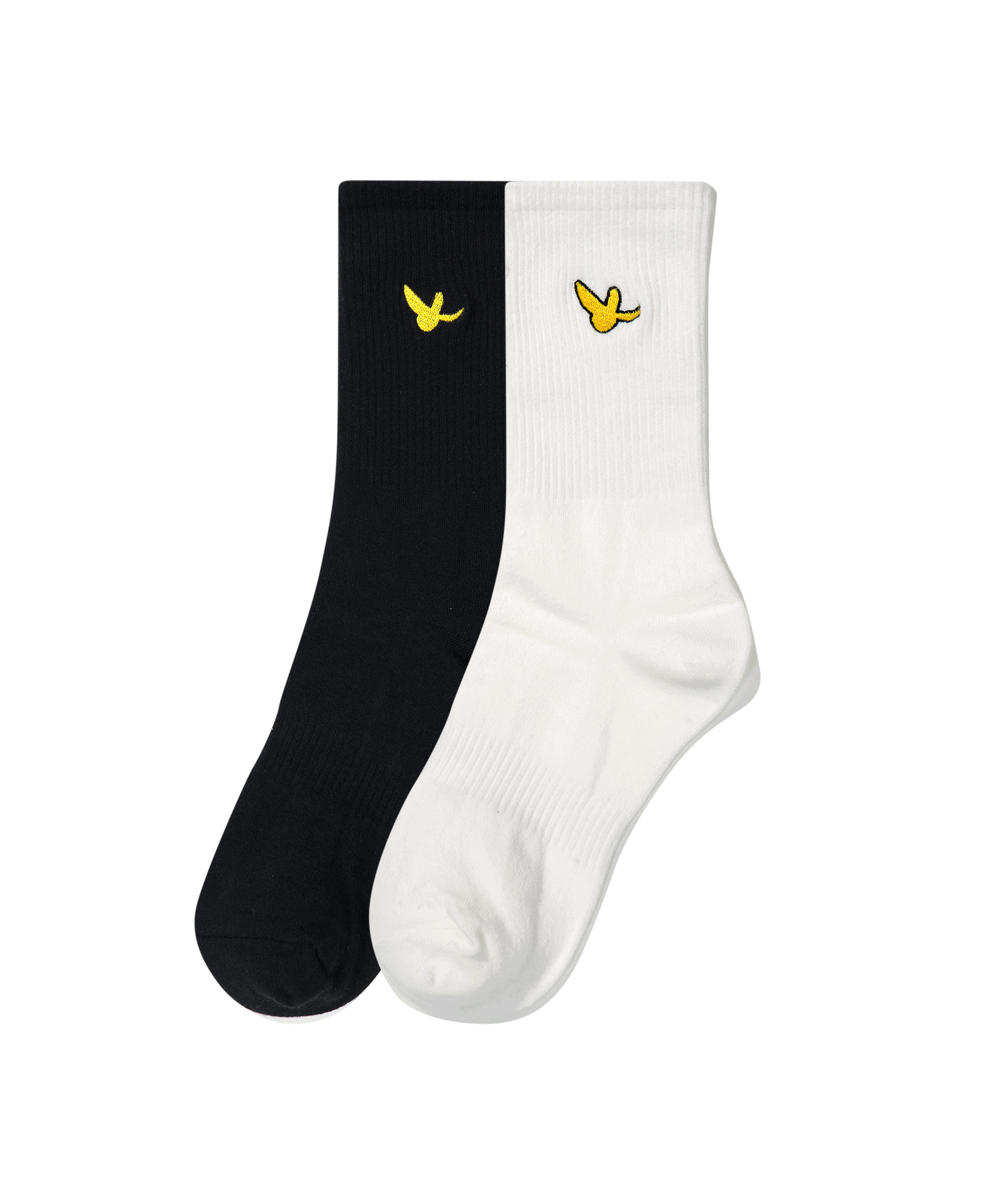 韓國What it isNt-Angel Logo Middle Socks 2PACK