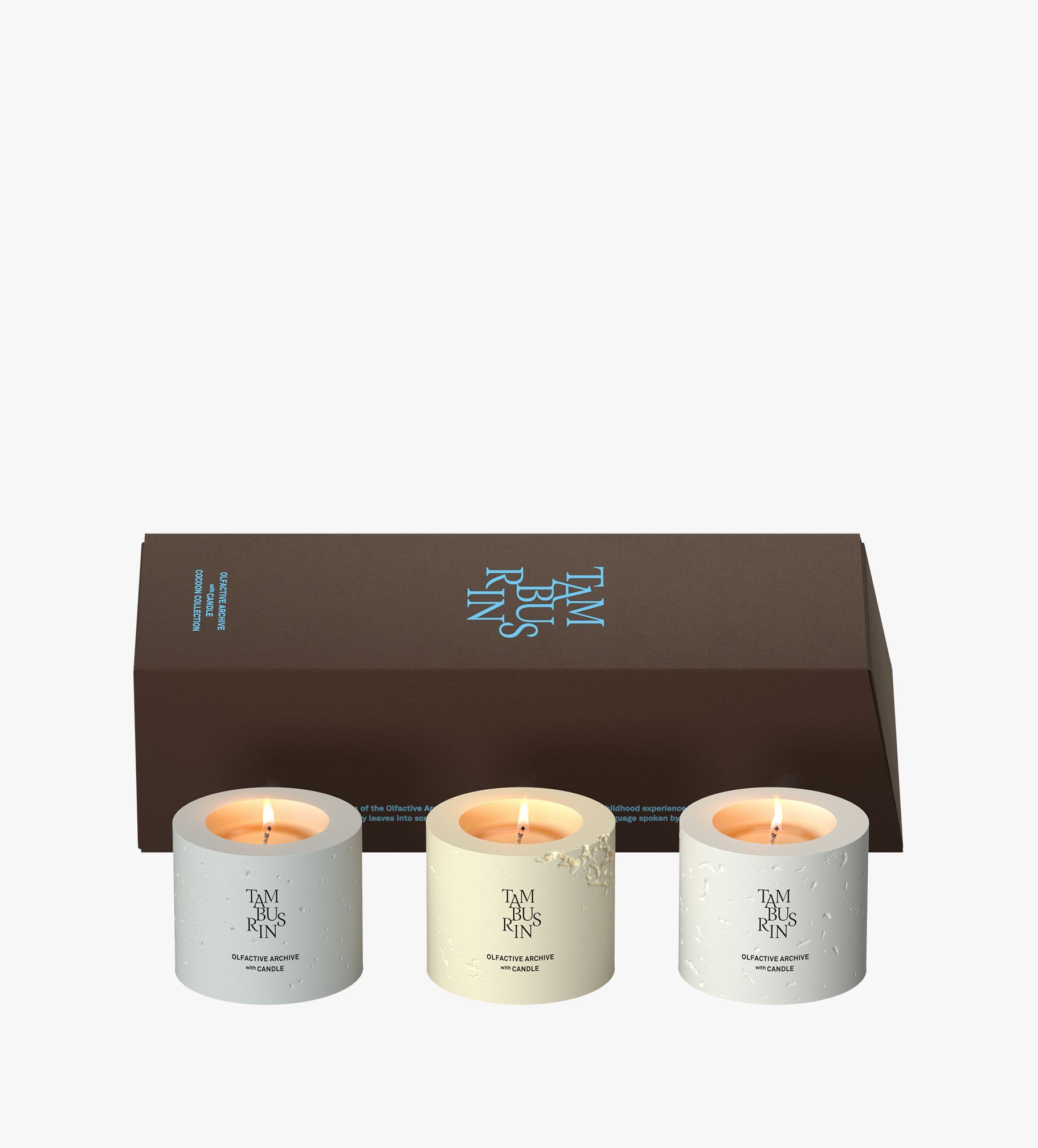 韓國 Tamburins 香氛蠟燭迷你三只裝禮盒 40g*3 | 節日送禮必備 | 禮物精選