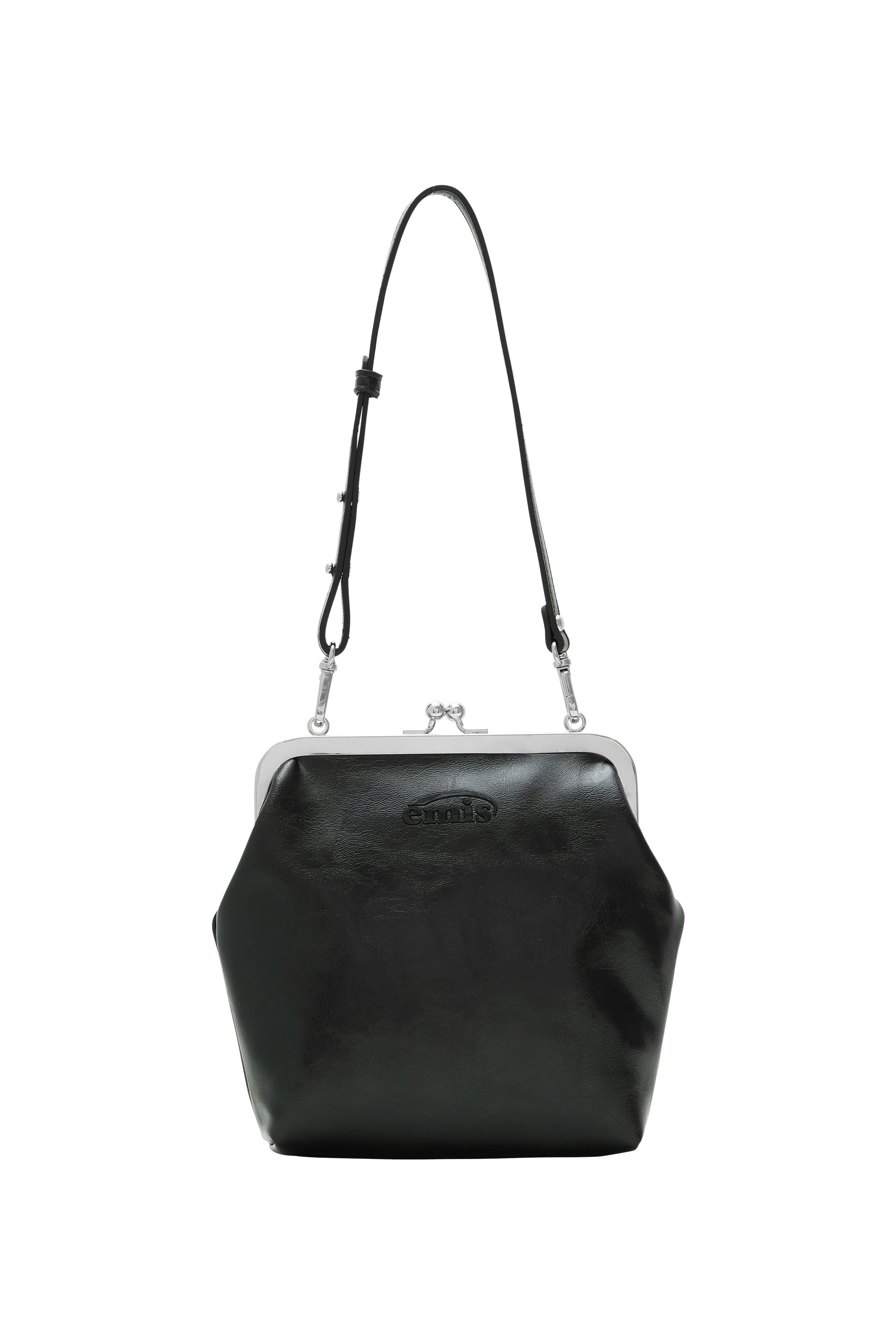 韓國EMIS - FRAME PURSE BAG-BLACK 框架皮夾包-黑色