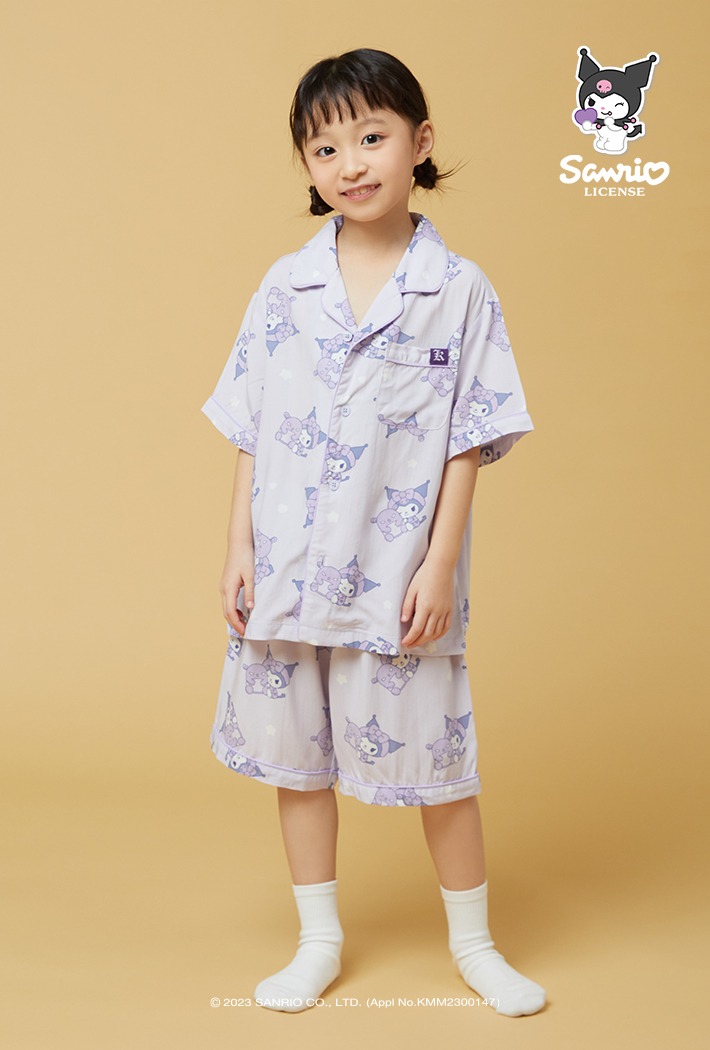 韓國 SPAO X SANRIO KUROMI  Short Sleeve Pajamas (PURPLE) 【12/3 供應商陸續出貨】