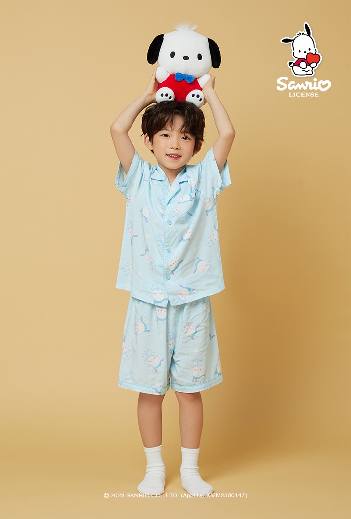 韓國 SPAO X SANRIO POCHACCO PC狗 Short Sleeve Pajamas (MINT) 【12/3 供應商陸續出貨】