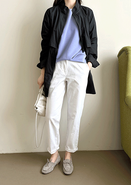 misharp - 블랙 플랩 사파리 점퍼 (1 color)♡韓國女裝外套