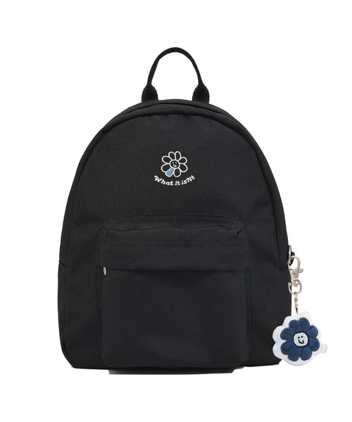 韓國What it isNt - Flory Mini Backpack Black