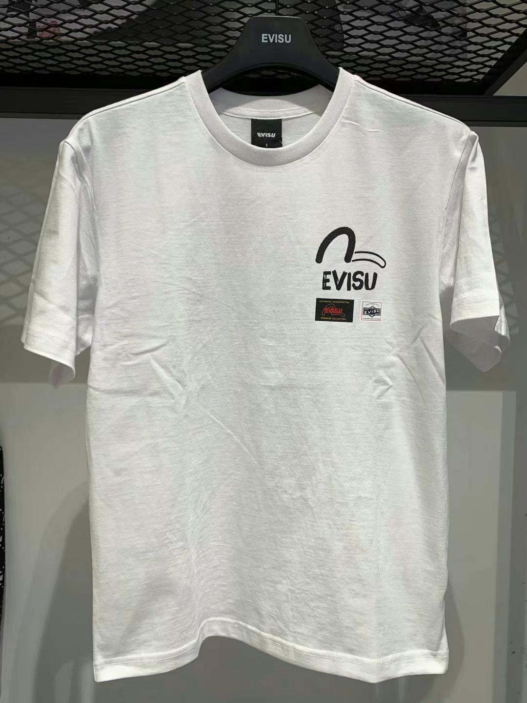 韓國潮牌 EVISU 印花寬鬆短袖 Tee TS901