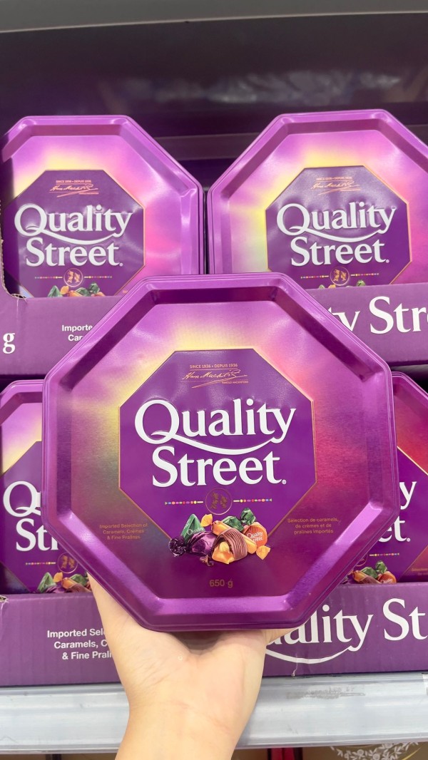 【加拿大空運直送】NESTLE Quality Street TUB Chocolate 雀巢花街朱古力糖果禮盒 650 g