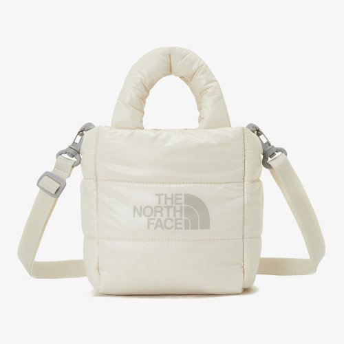 韓國The North Face - Plumpy Tote Bag 豐滿迷你手提袋 (CREAM) | 隨身攜帶
