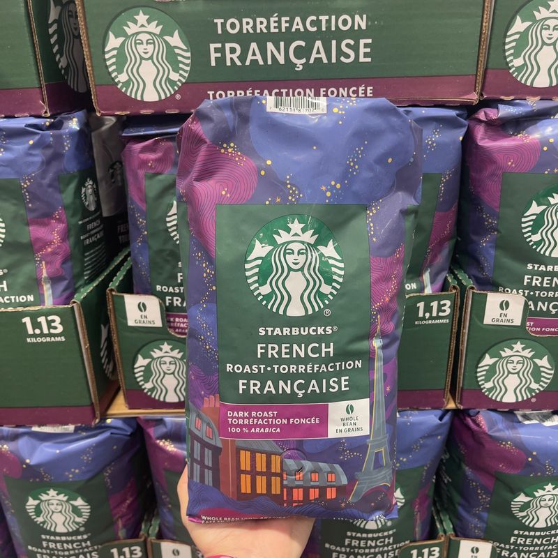 【加拿大空運直送】Starbucks French Roast Whole Bean Coffee 法式烘焙全豆咖啡 1.13kg